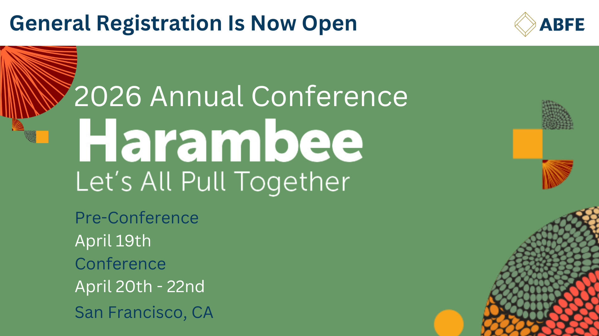 Harambee 2026 Annual Conference — General Registration Now Open thumbnail