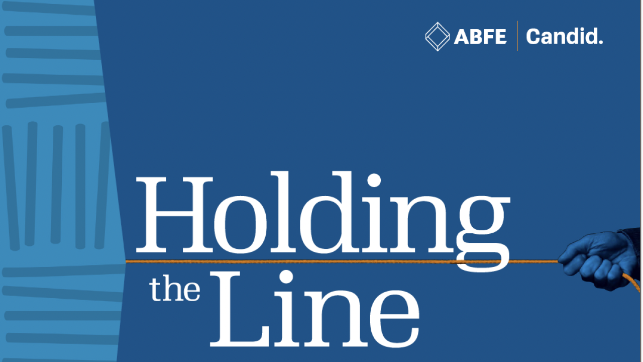 New ABFE & Candid Report: Holding the Line: Black-Led Nonprofits and Race-Explicit Work Amid Backlash thumbnail