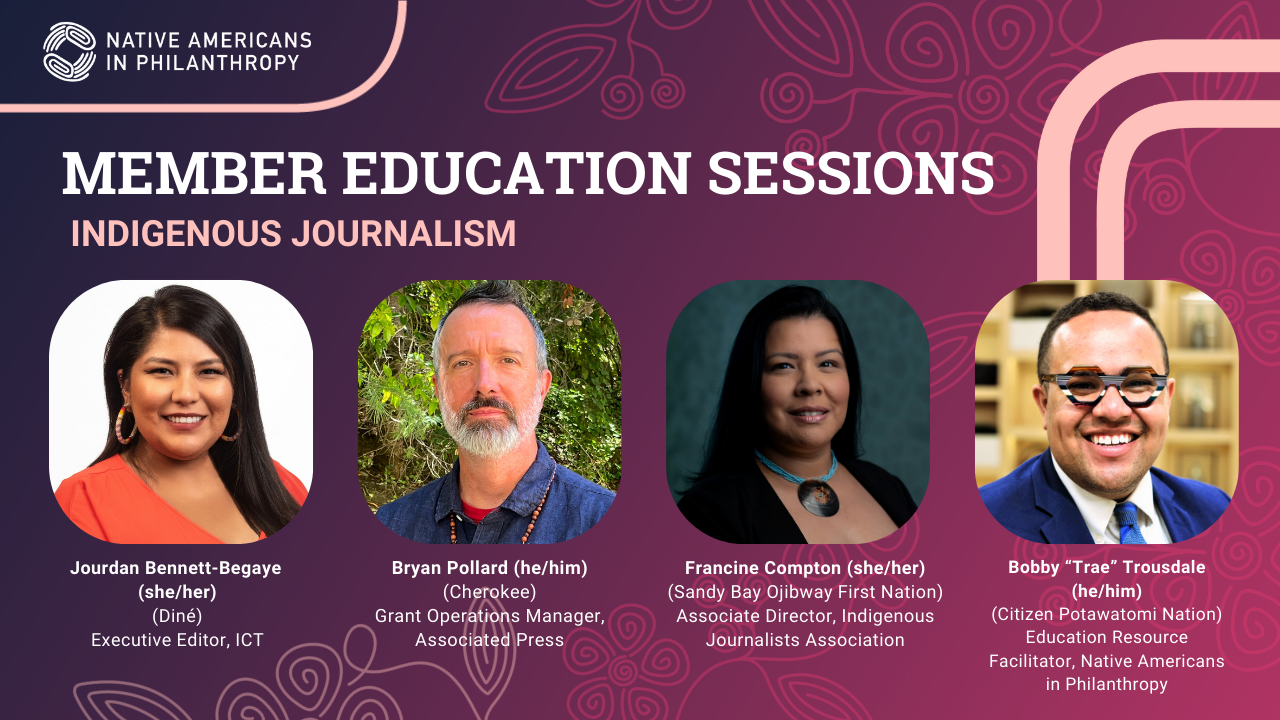 Member Education Sessions: Indigenous Journalism thumbnail