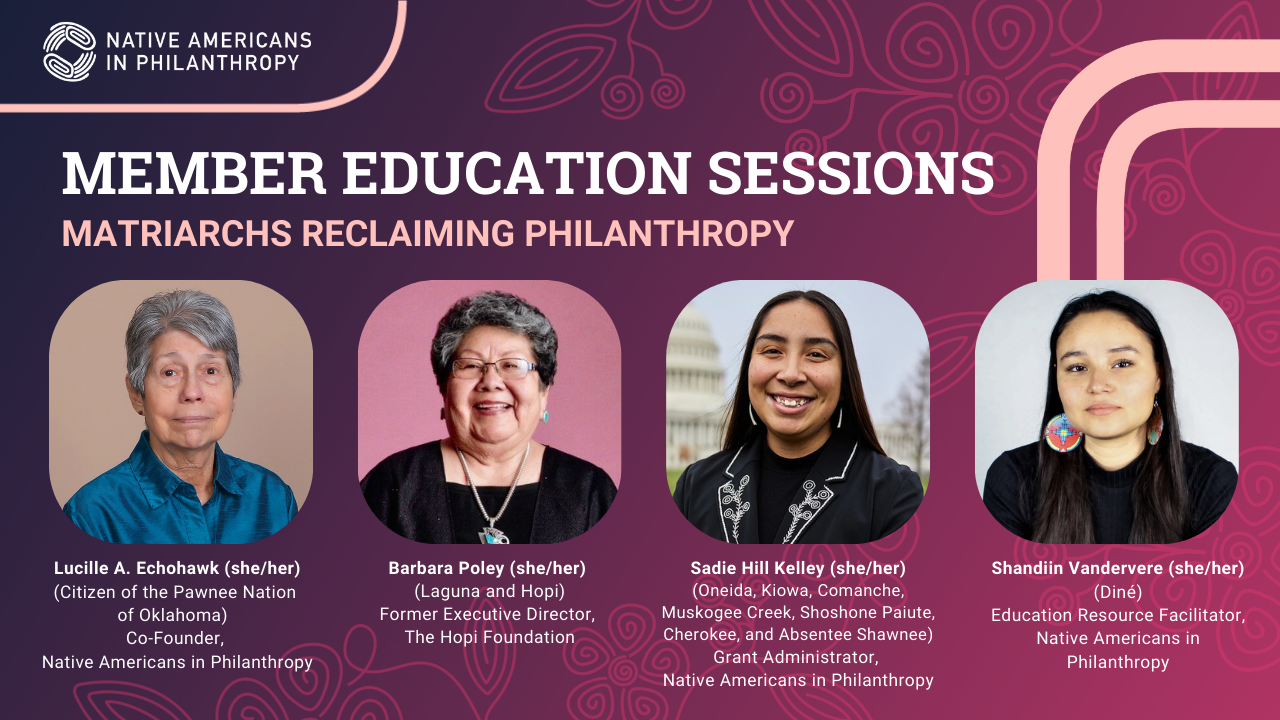 Member Education Sessions: Matriarchs Reclaiming Philanthropy thumbnail