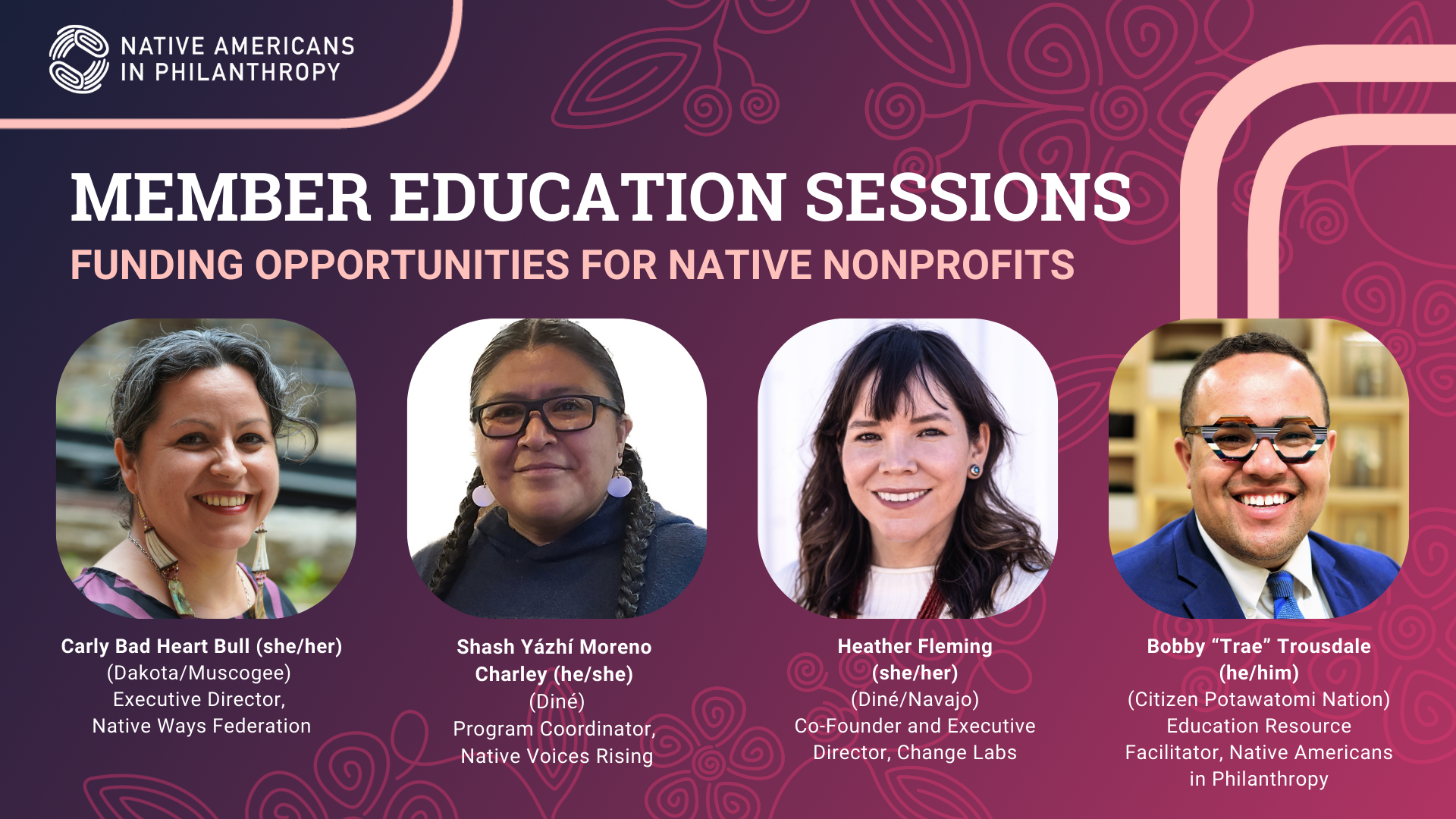 Member Education Sessions: Funding Opportunities for Native Nonprofits thumbnail