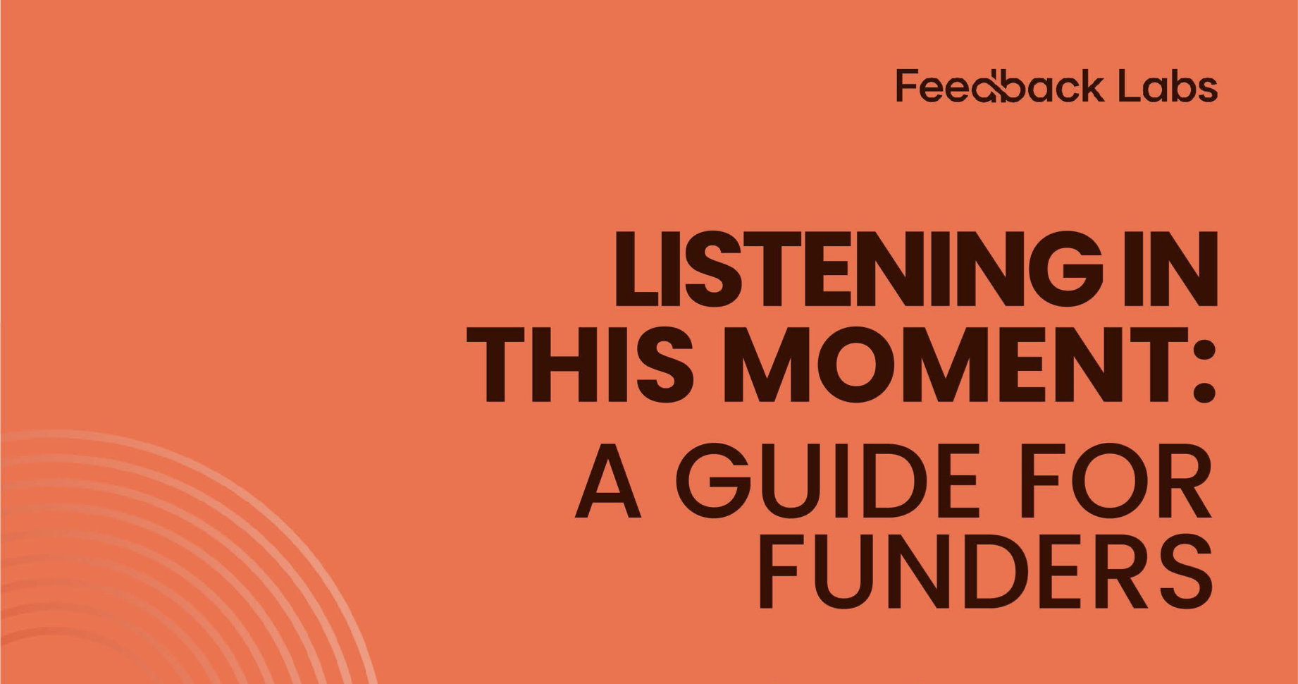 Listening in this Moment: A Guide for Funders thumbnail