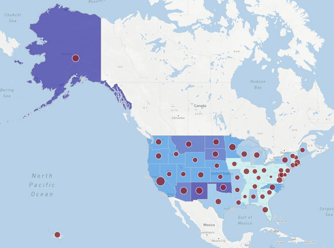 highlighted funding map